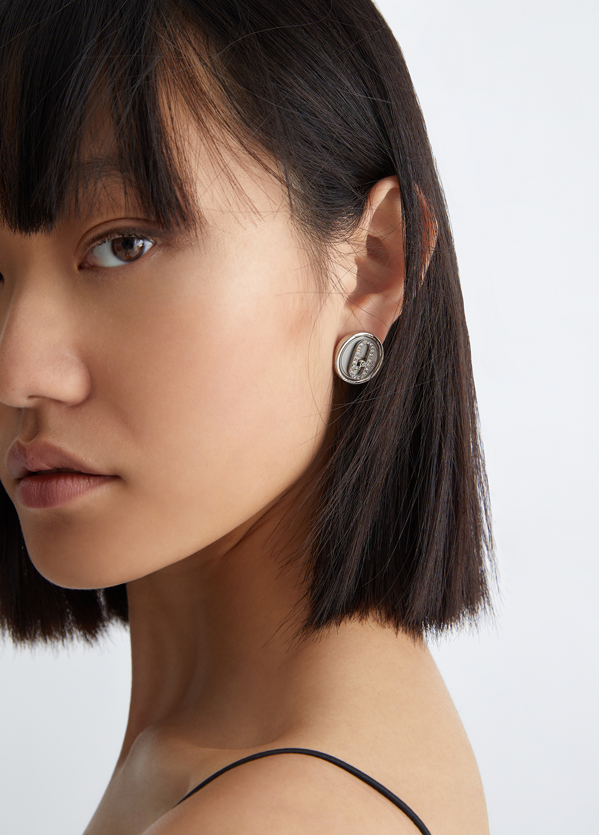 Liujo Boucles D'oreilles Avec Logo Monogramme