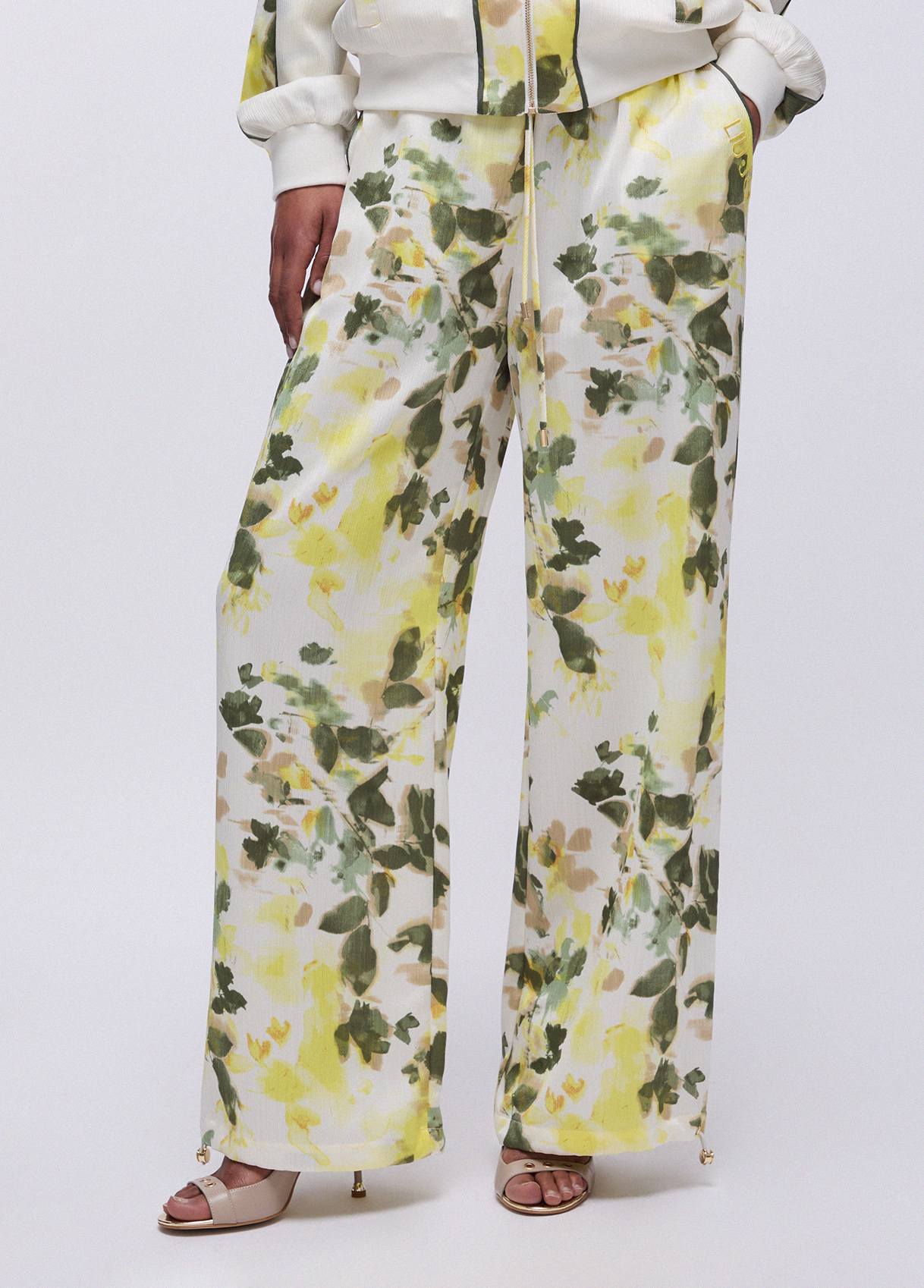 Liu Jo Printed Satin Trousers
