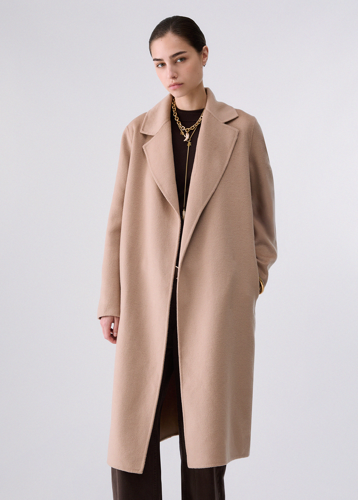 Liu Jo Manteau Long Avec Ceinture Bijou