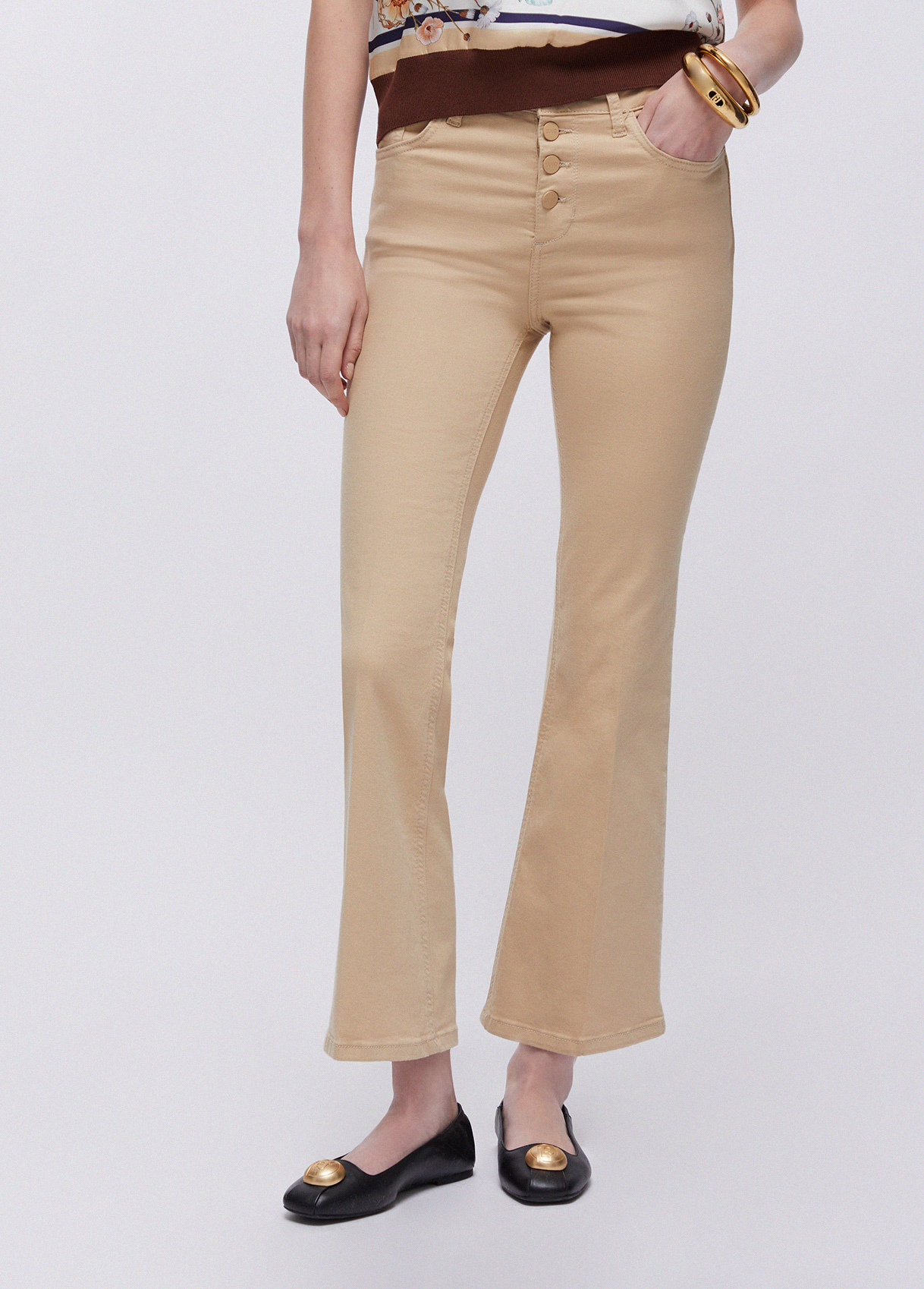 Liu Jo High-rise Cropped Trousers