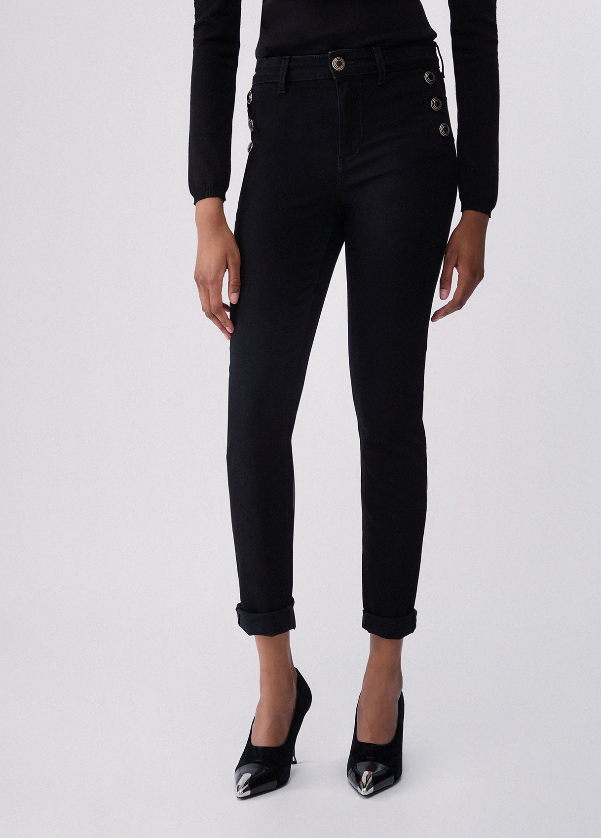 Liu Jo Skinny Jeans With Decorative Buttons