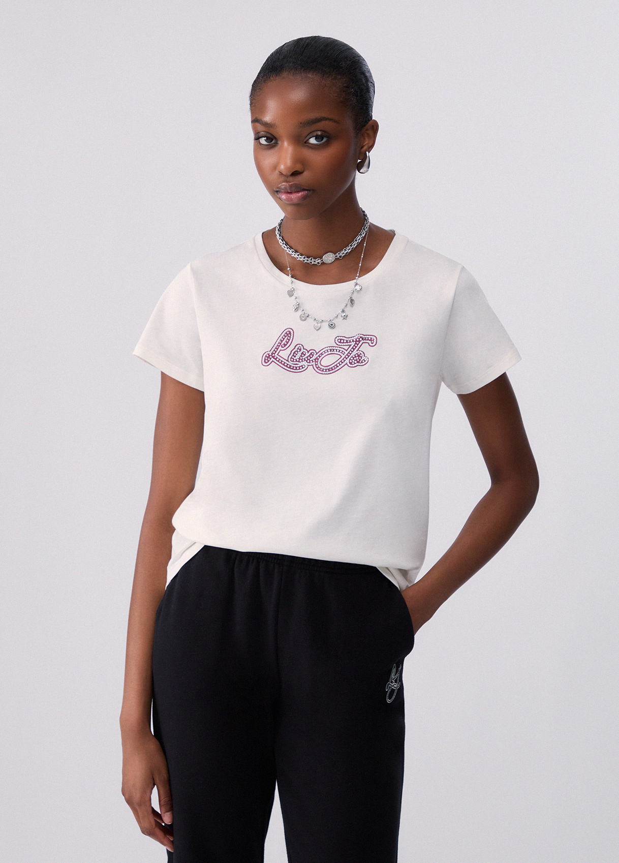 Liu Jo Jersey T-shirt With Logo