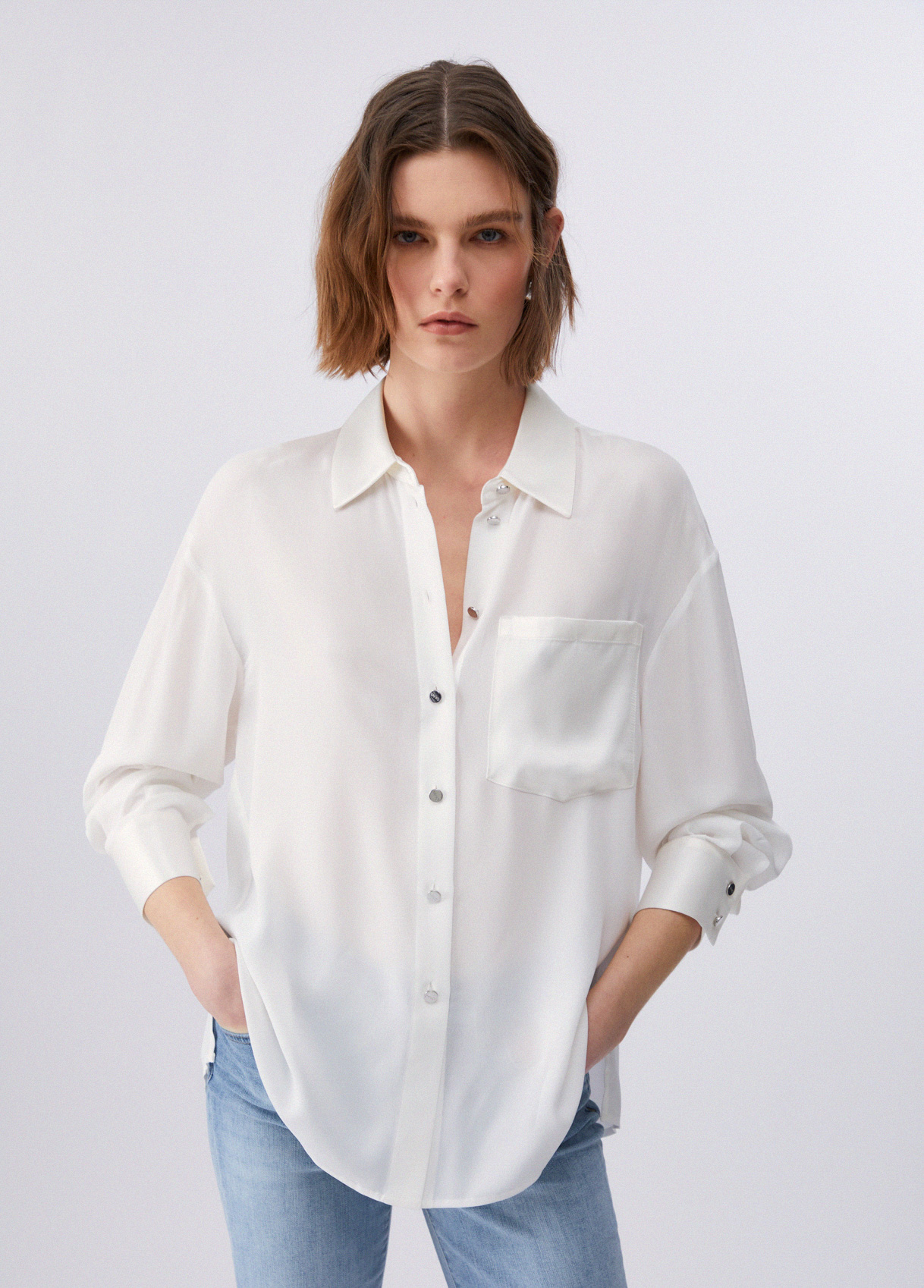 Liu Jo Shirt With Satin Pocket