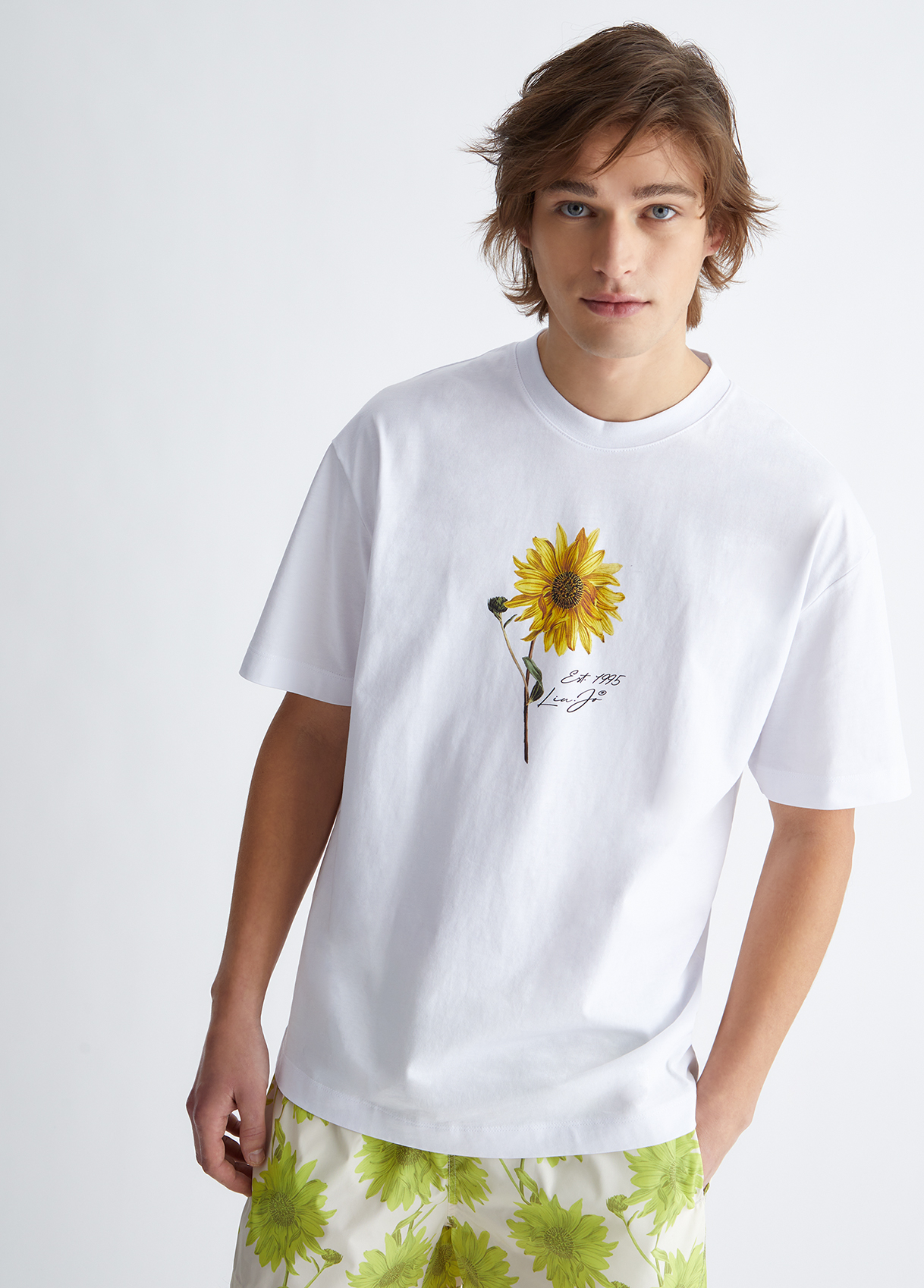 Liujo T-shirt Pour Homme Avec Tournesol