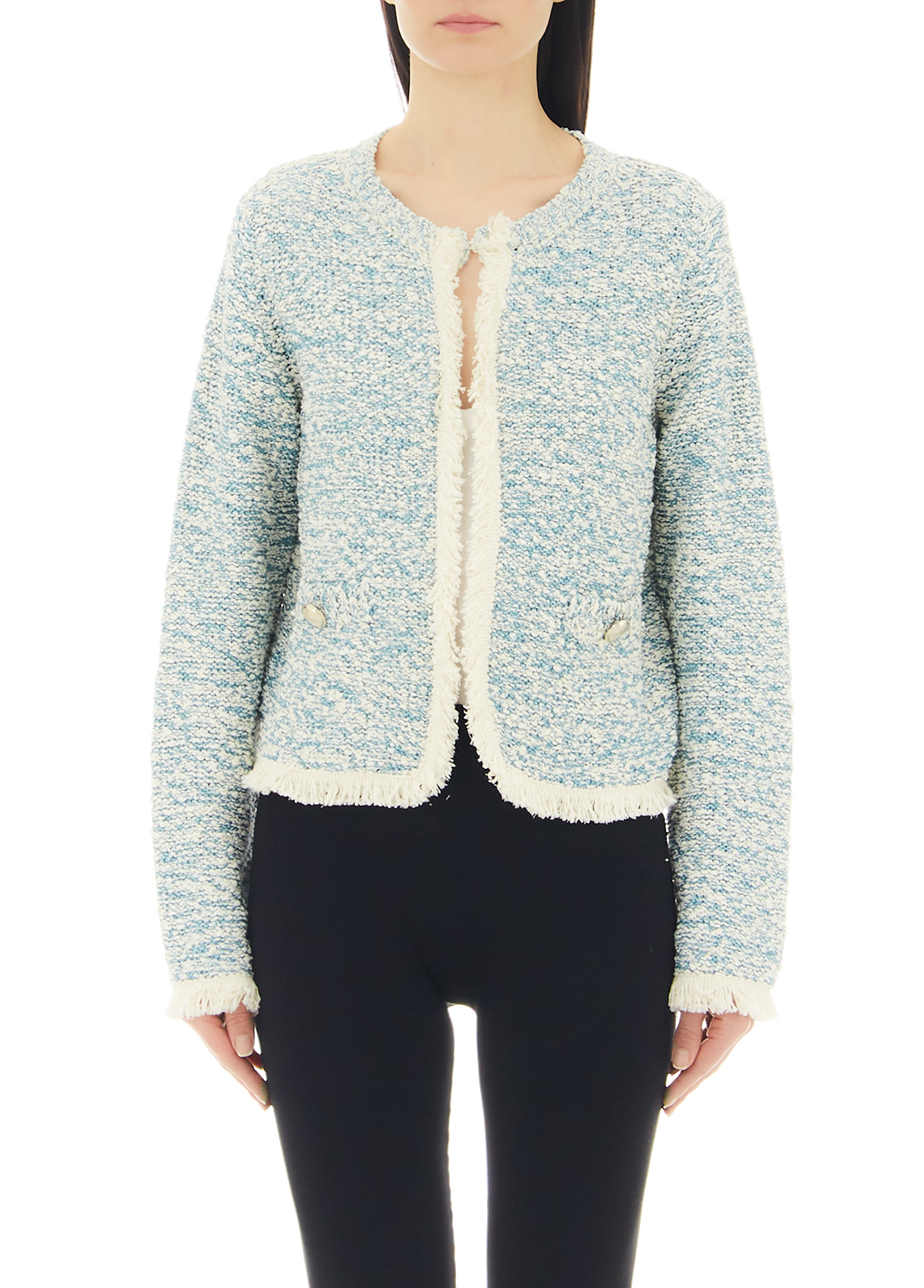 Liujo Veste En Maille Bouclette