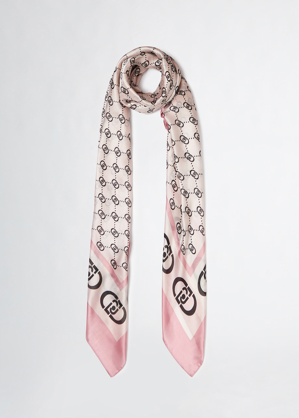Foulard con logo colore rosa | Liu Jo
