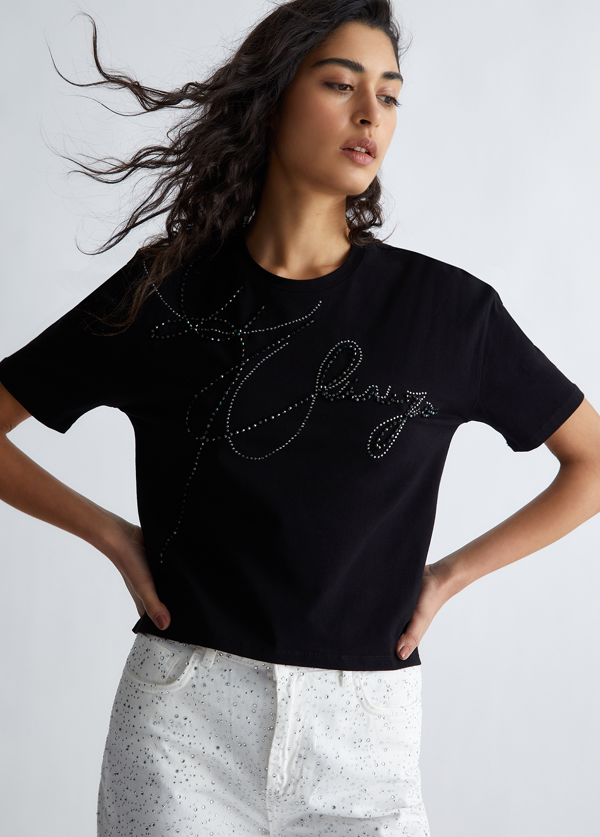 Liujo T-shirt Écoconçu Avec Broderie