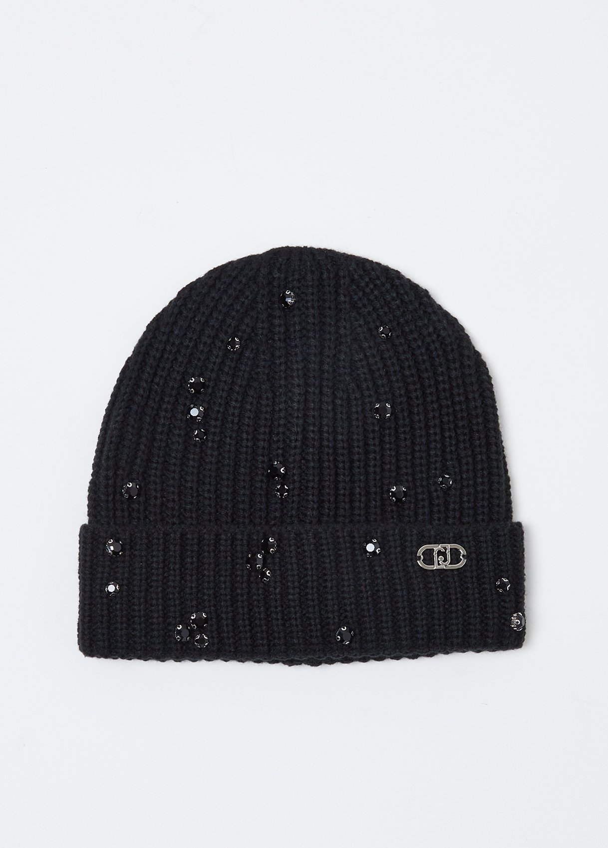 Liu Jo Bonnet Beanie Avec Strass Et Perles