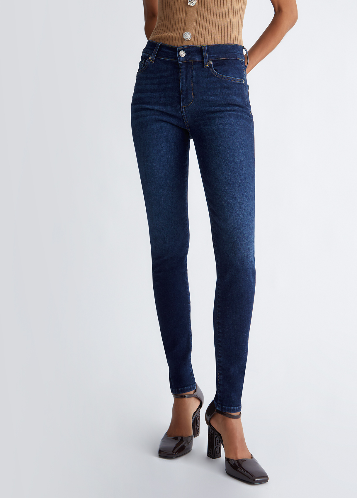 Liujo Jean Skinny À Taille Haute