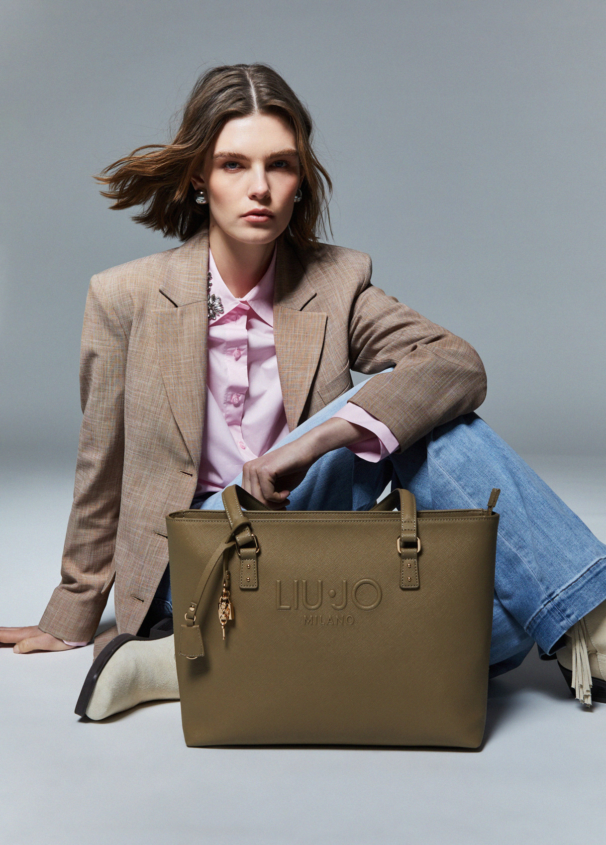 Liu Jo Large Tote Bag With Charm