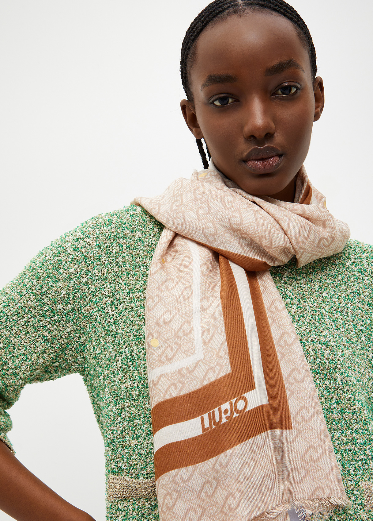 Liujo Foulard À Logo Jacquard