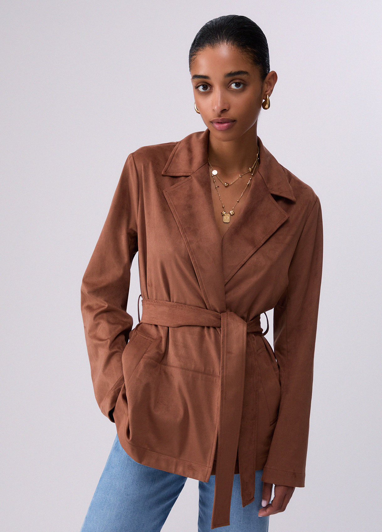 Liu Jo Faux Suede Jacket