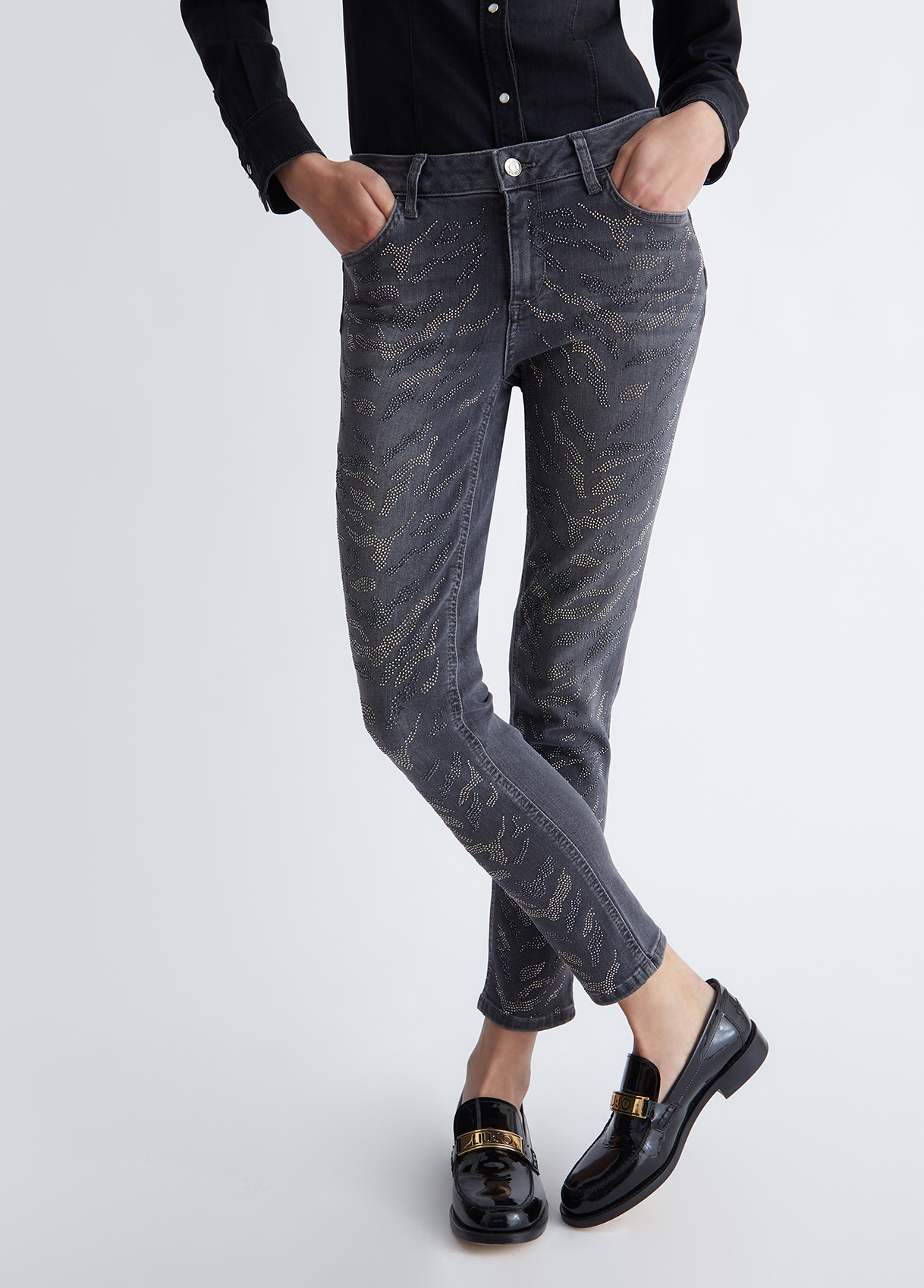 Liujo Jean Skinny Avec Strass