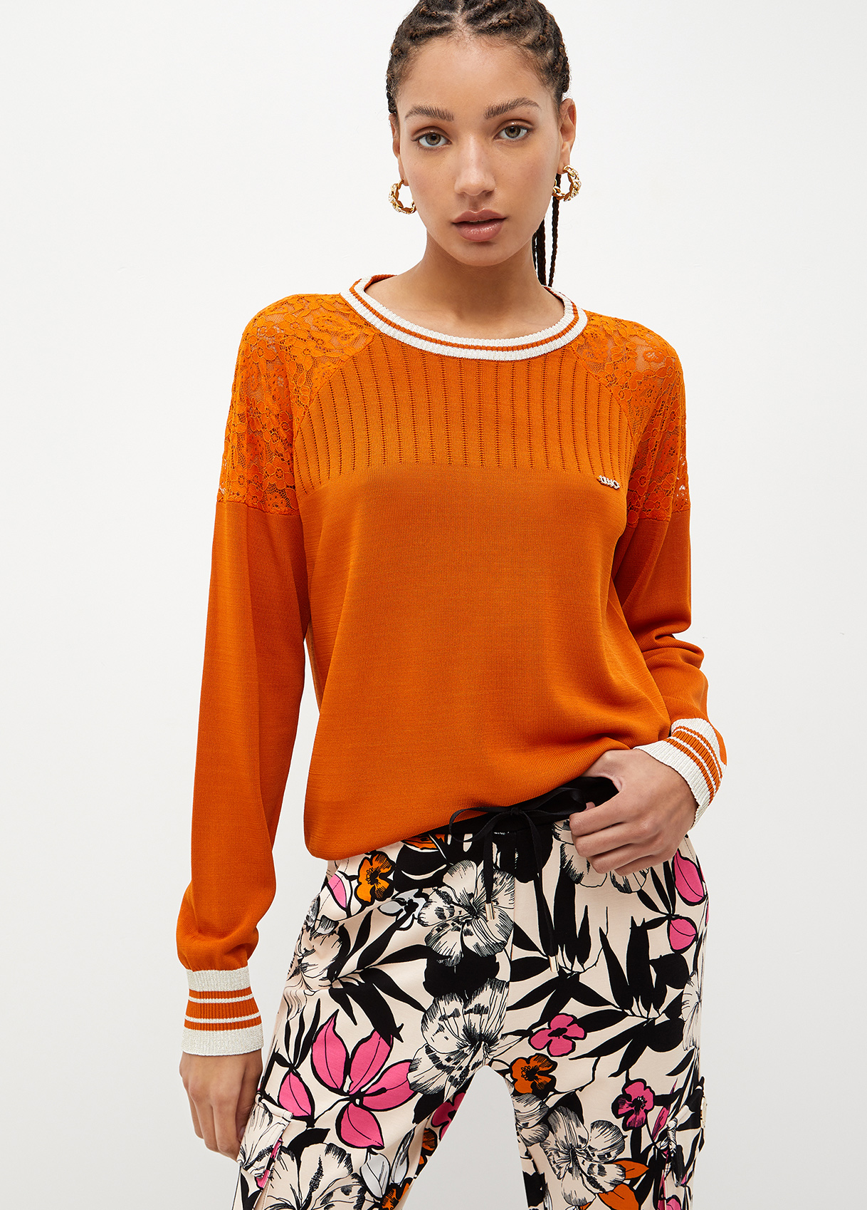 Liujo Pull Écoconçu En Dentelle