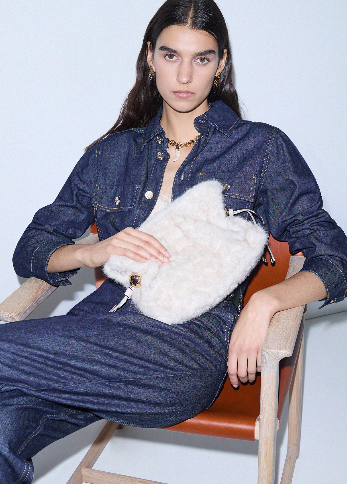 Liu Jo Small Riccy Bag In Faux Fur