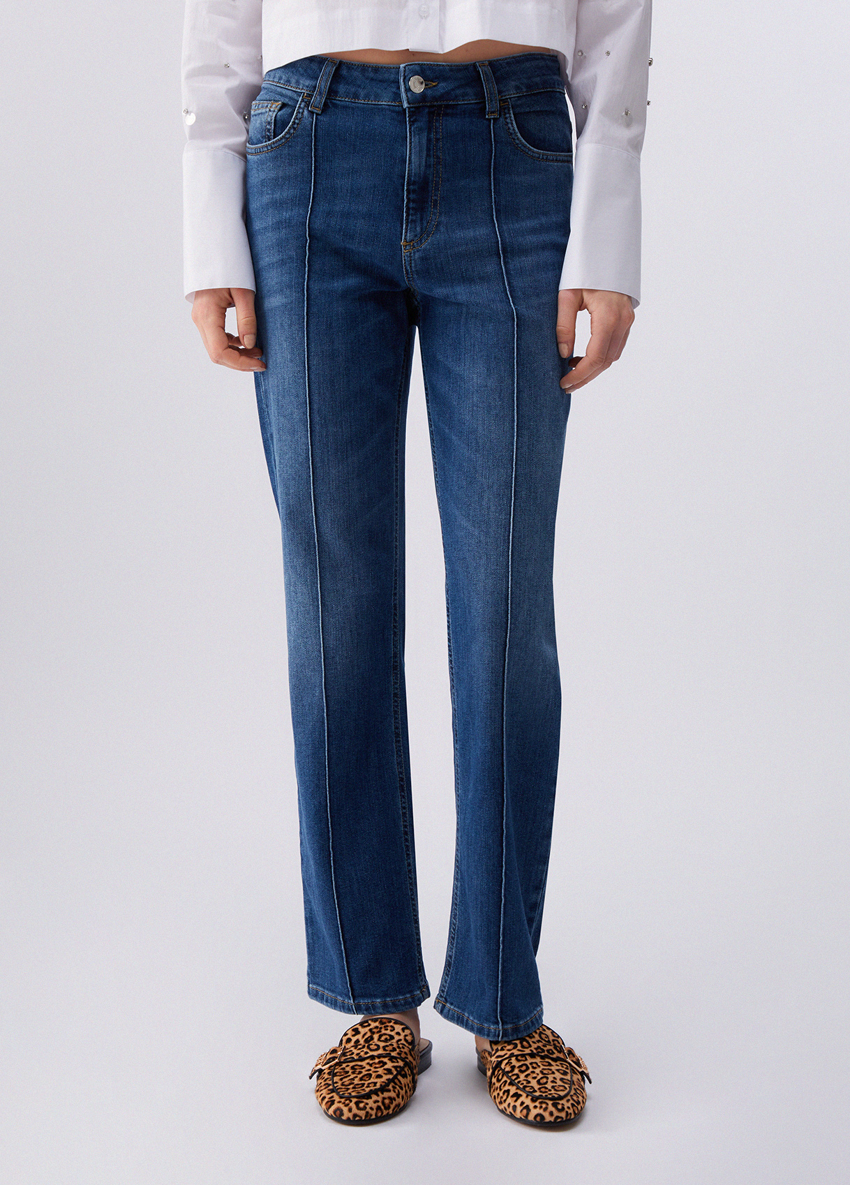 Liu Jo High-rise Straight-leg Jeans