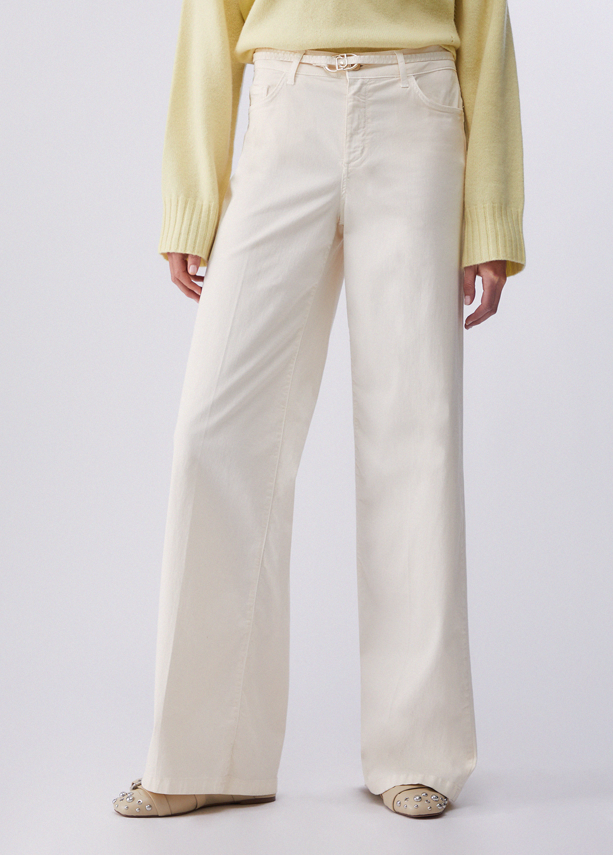 Liu Jo Flared Trousers With Belt