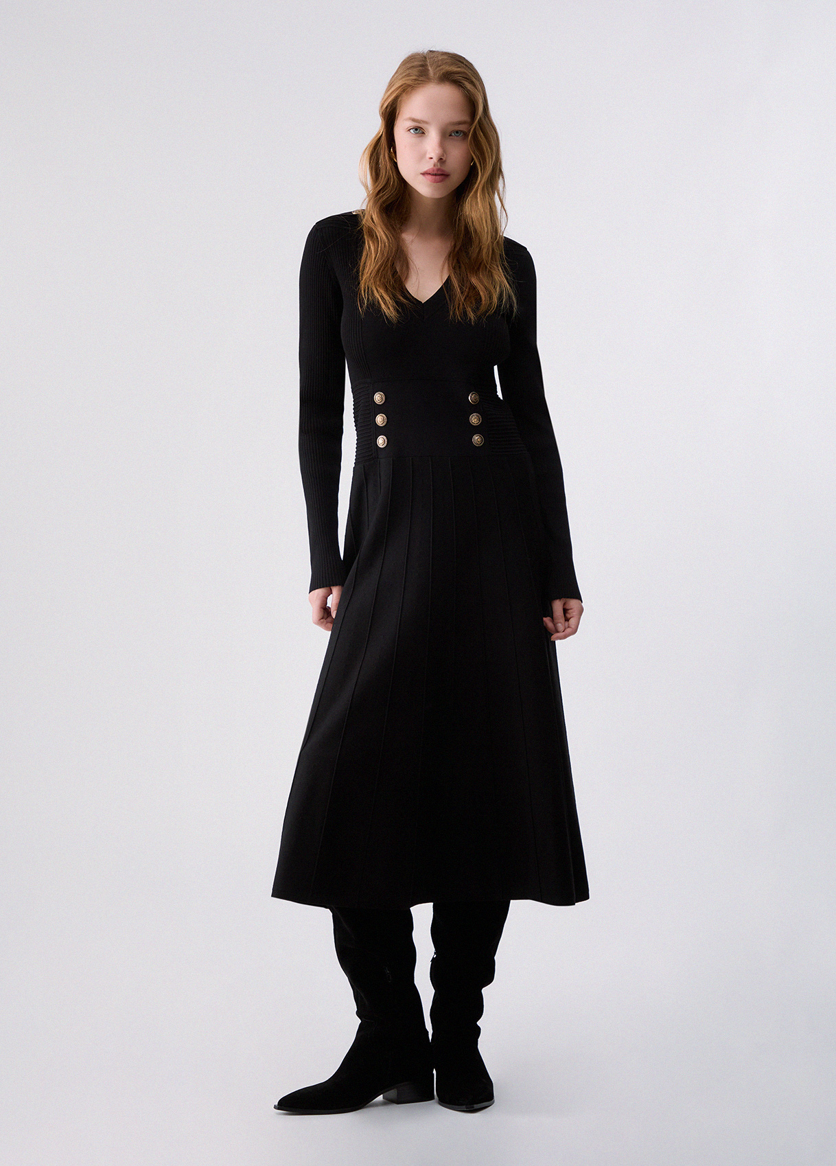 Liu Jo Robe Midi En Maille Liu Jo Robe Midi En Maille