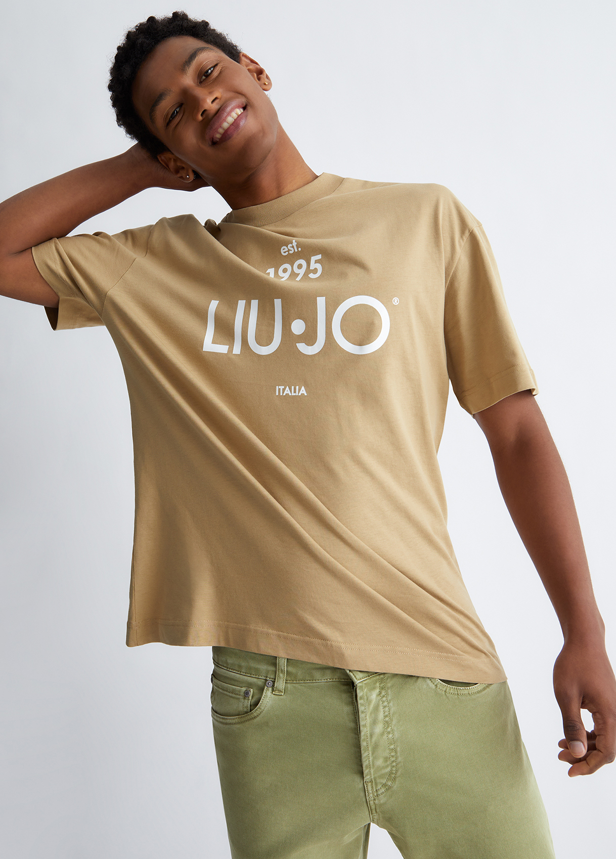Liujo T-shirt Pour Homme Avec Logo