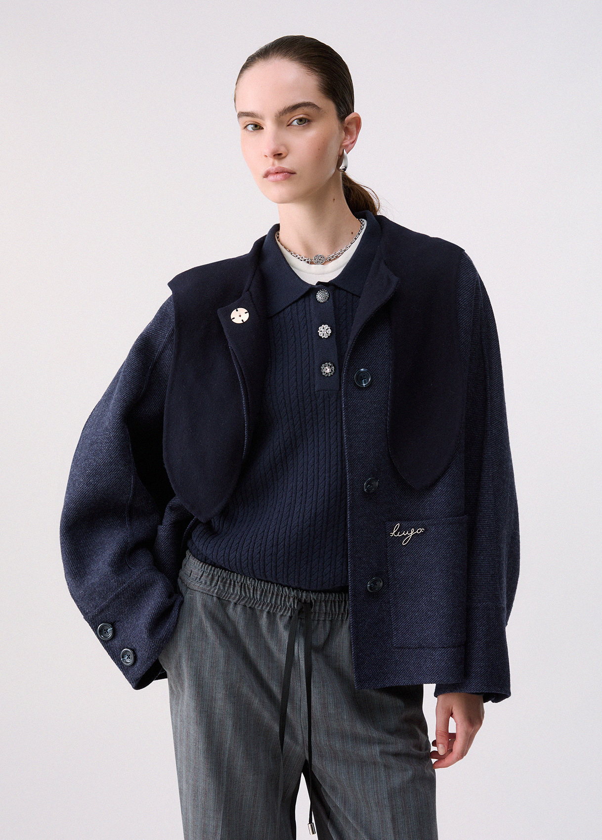 Liu Jo Manteau En Mélange De Laine Liu Jo Manteau En Mélange De Laine