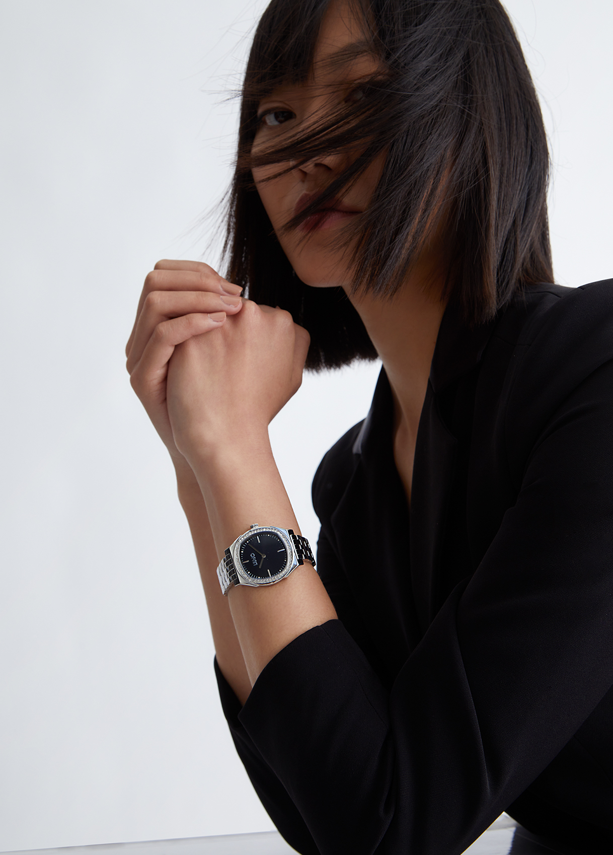 Liujo Montre En Acier Avec Strass