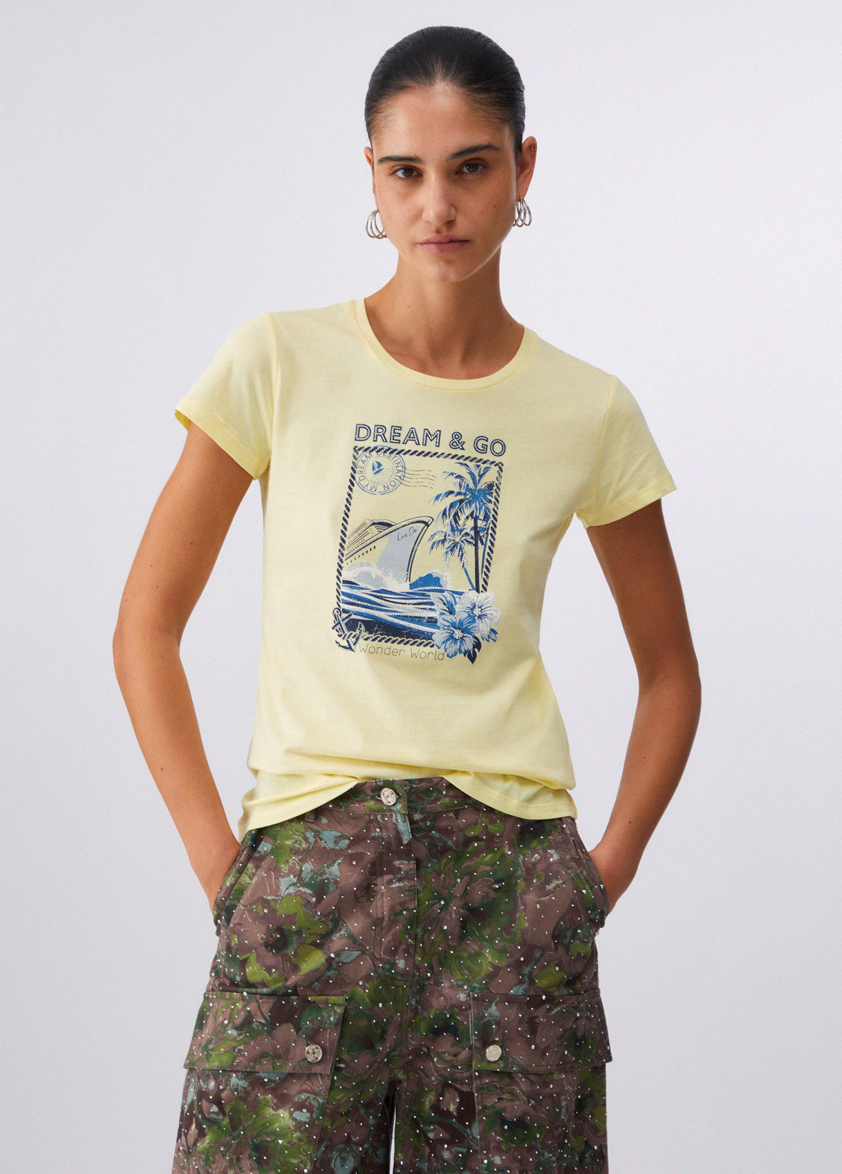 Liu Jo T-shirt With Print And Appliqués