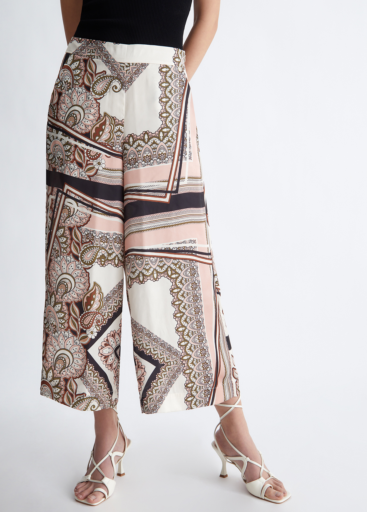 Liujo Pantalon Palazzo Avec Imprimé