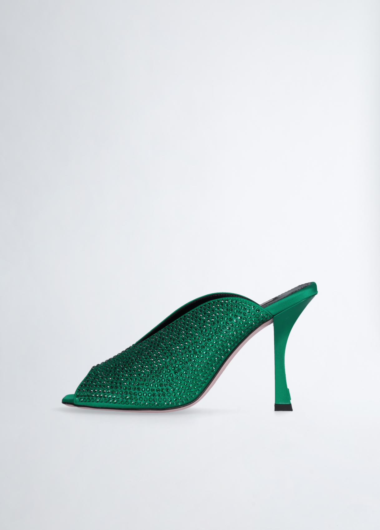 Mules mit Allover-Strass Farbe Grün | Liu Jo