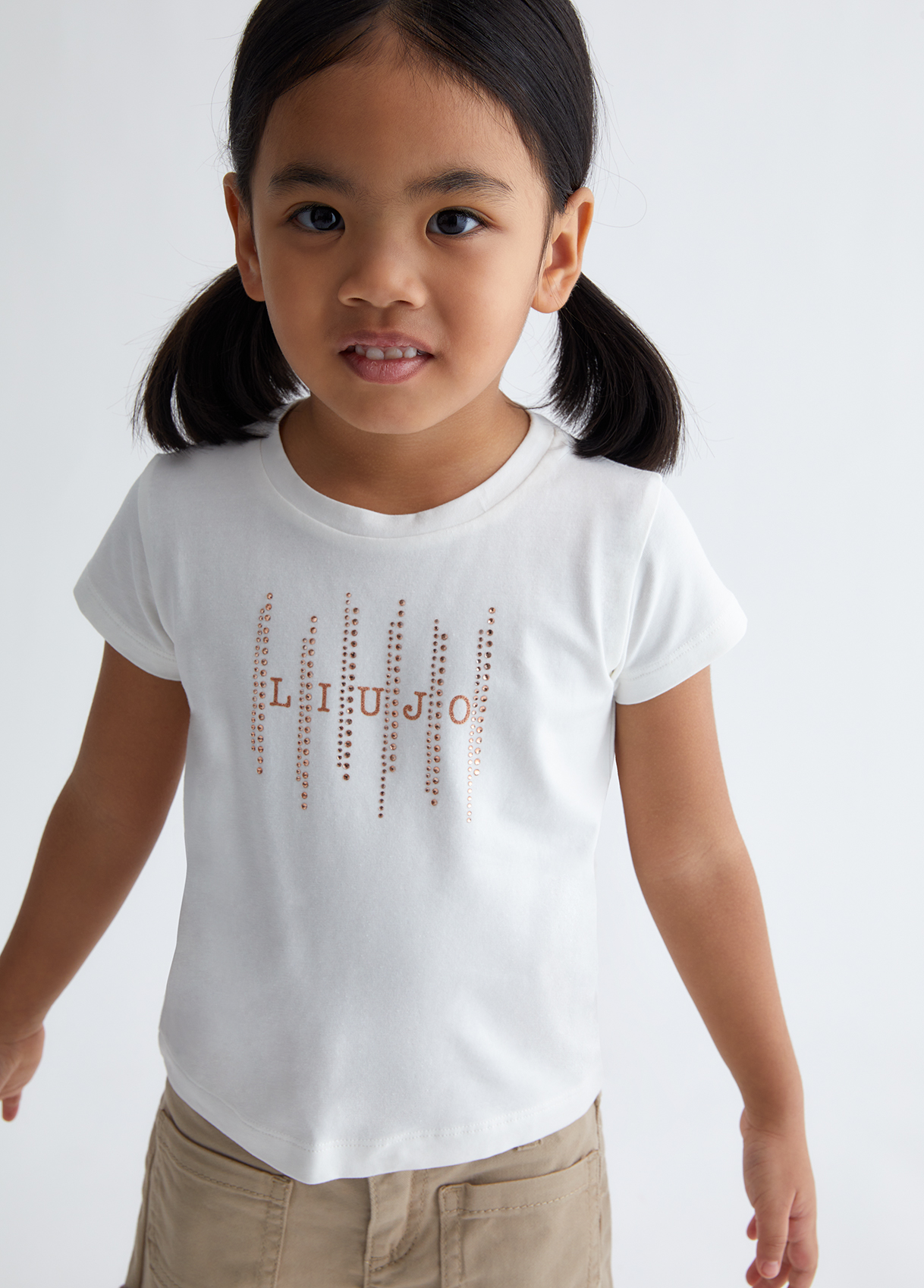 Liujo T-shirt Avec Logo Et Strass