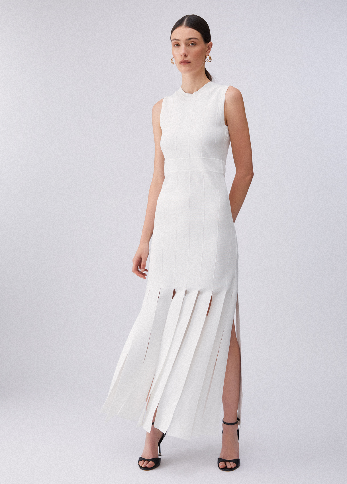 Liu Jo Knit Dress With Fringes