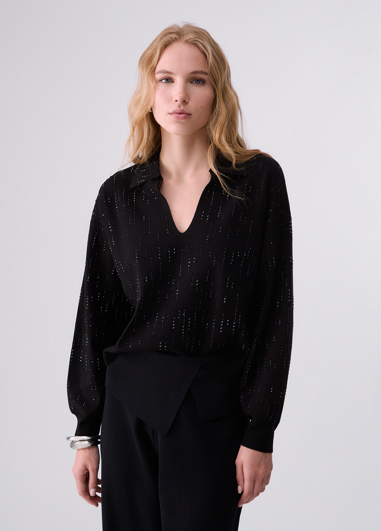 Liu Jo Maille Avec Broderies Bijoux Liu Jo Maille Avec Broderies Bijoux