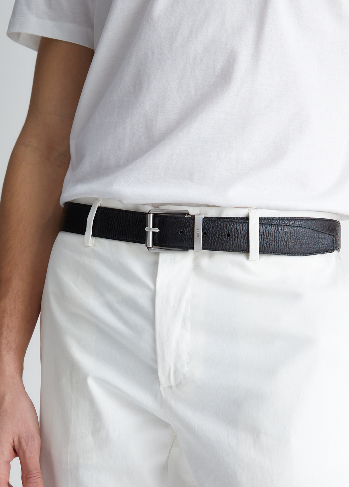 Liujo Ceinture En Cuir Pour Homme
