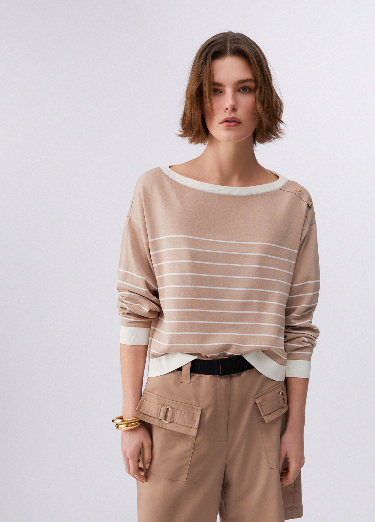 Liu Jo Striped Jumper