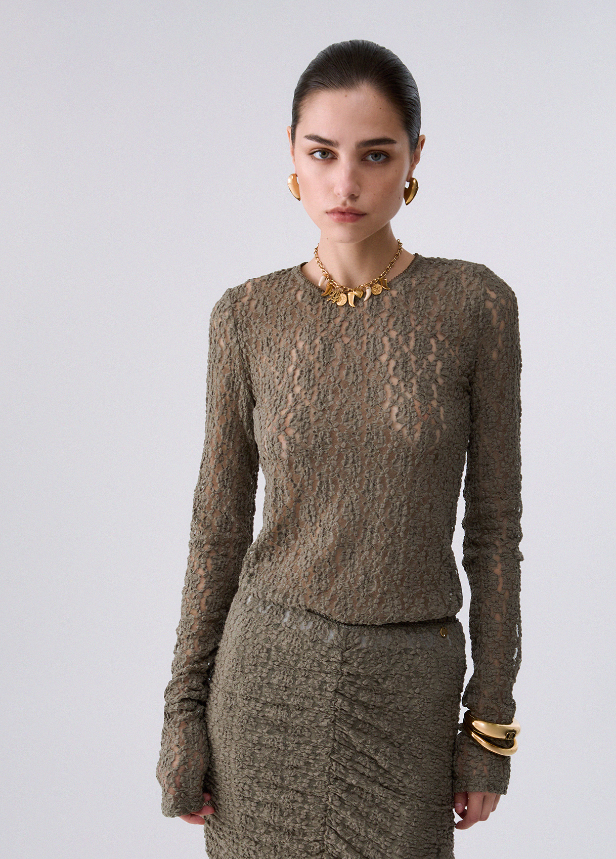 Liu Jo Stretch Lace Top