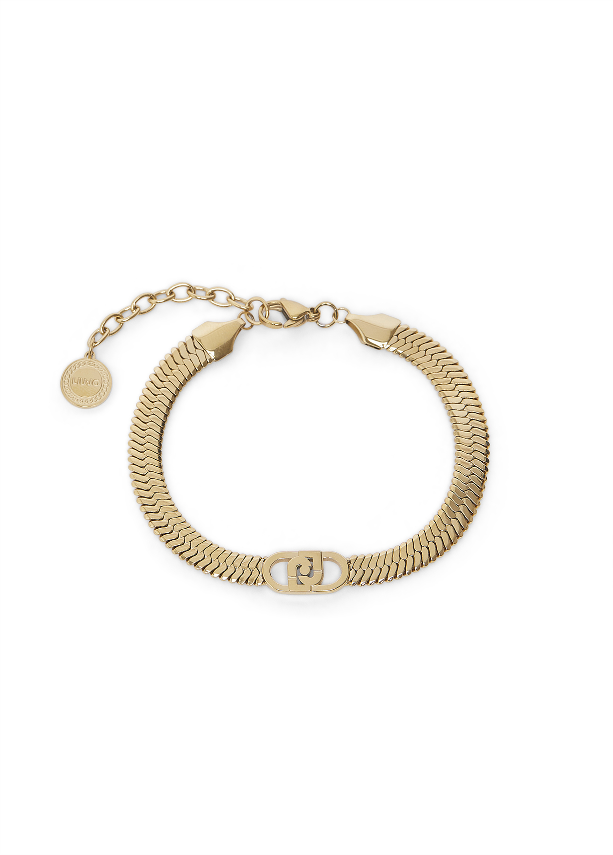 Liu Jo Unisex Oro Bracciale Con Logo Monogram