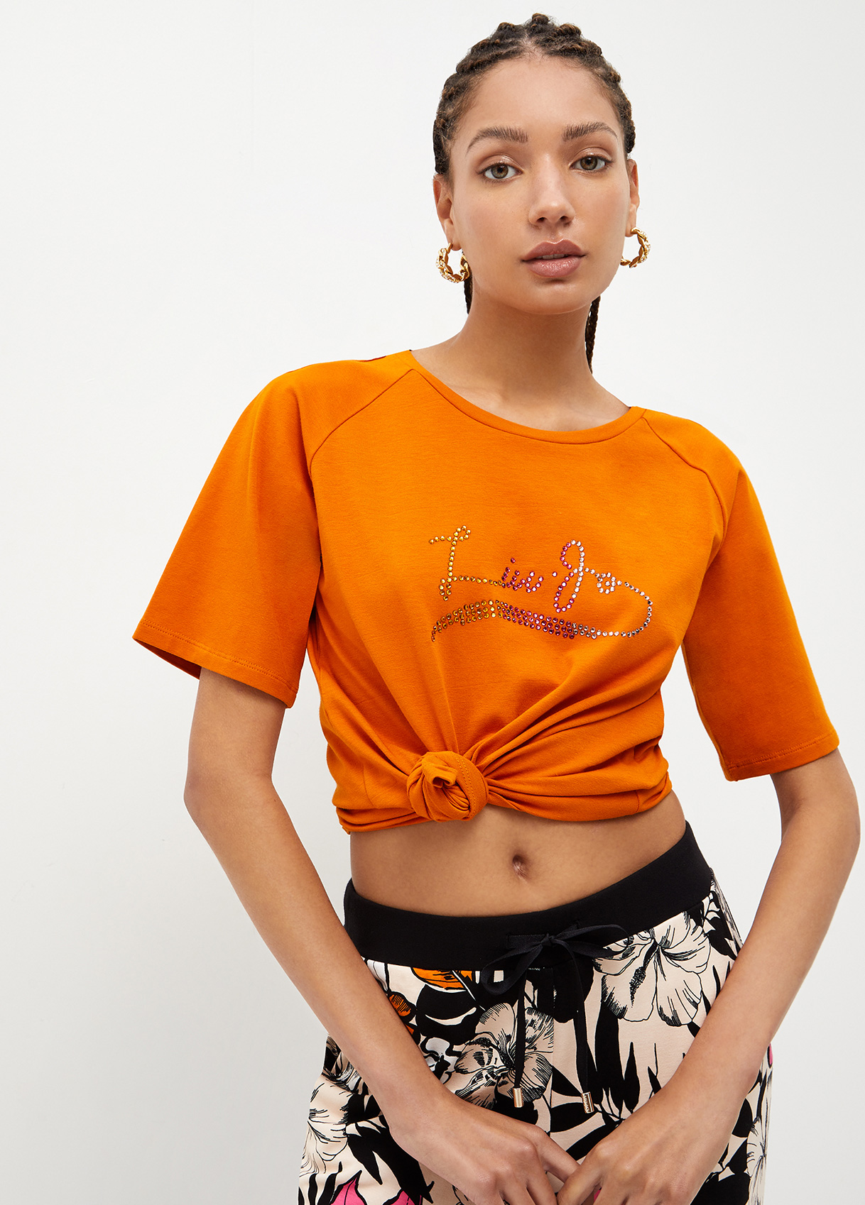 Liujo T-shirt Écoconçu Avec Strass