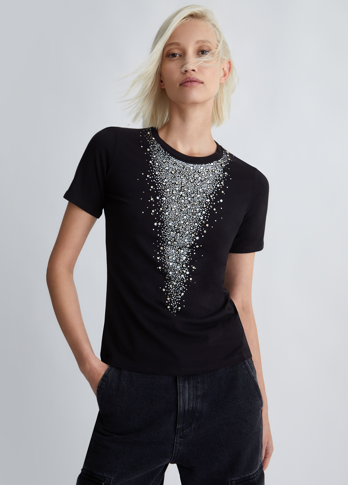 Liujo T-shirt Écoconçu Avec Strass