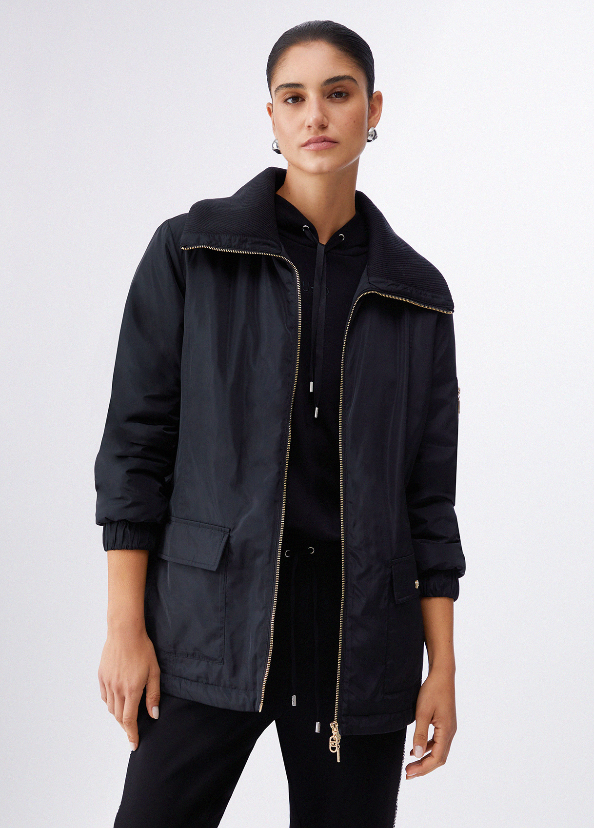 Liu Jo Windproof Jacket With Belt