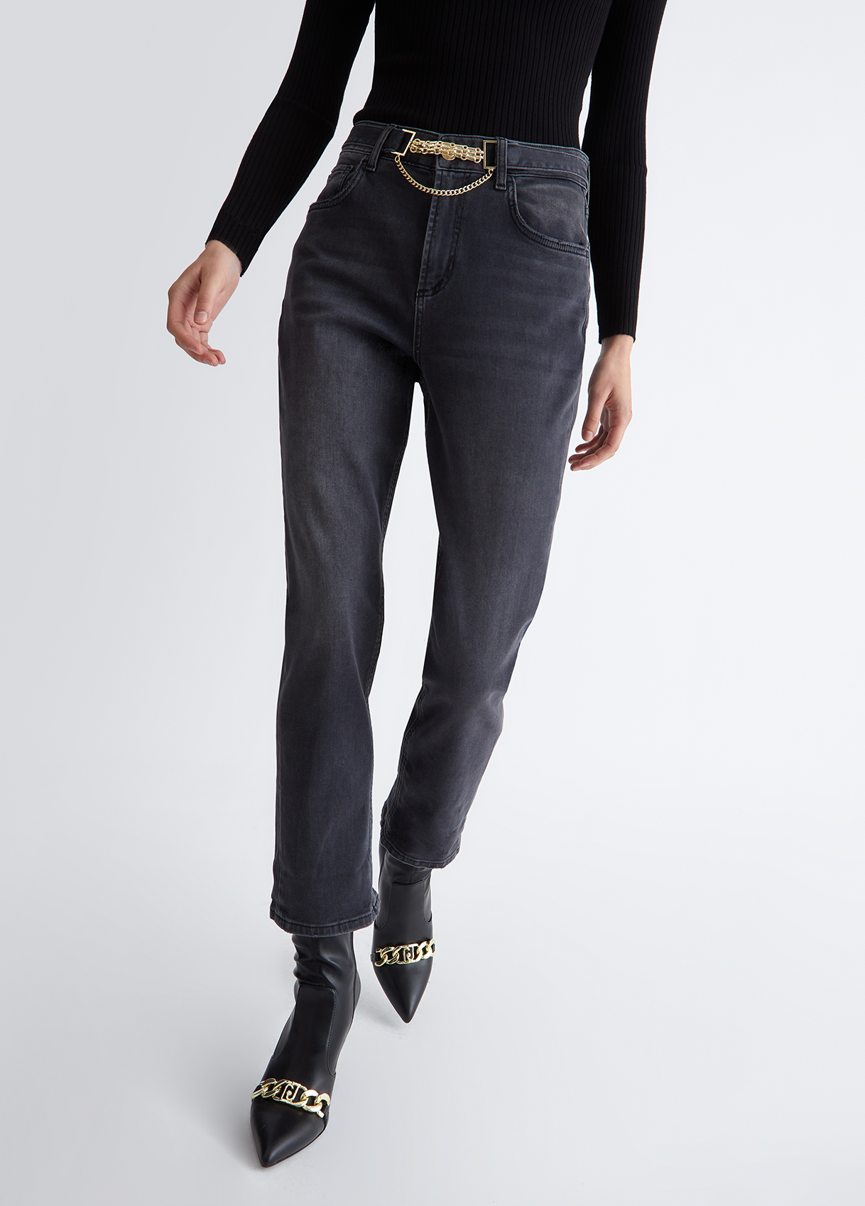 Liujo Jean Droit Avec Revers