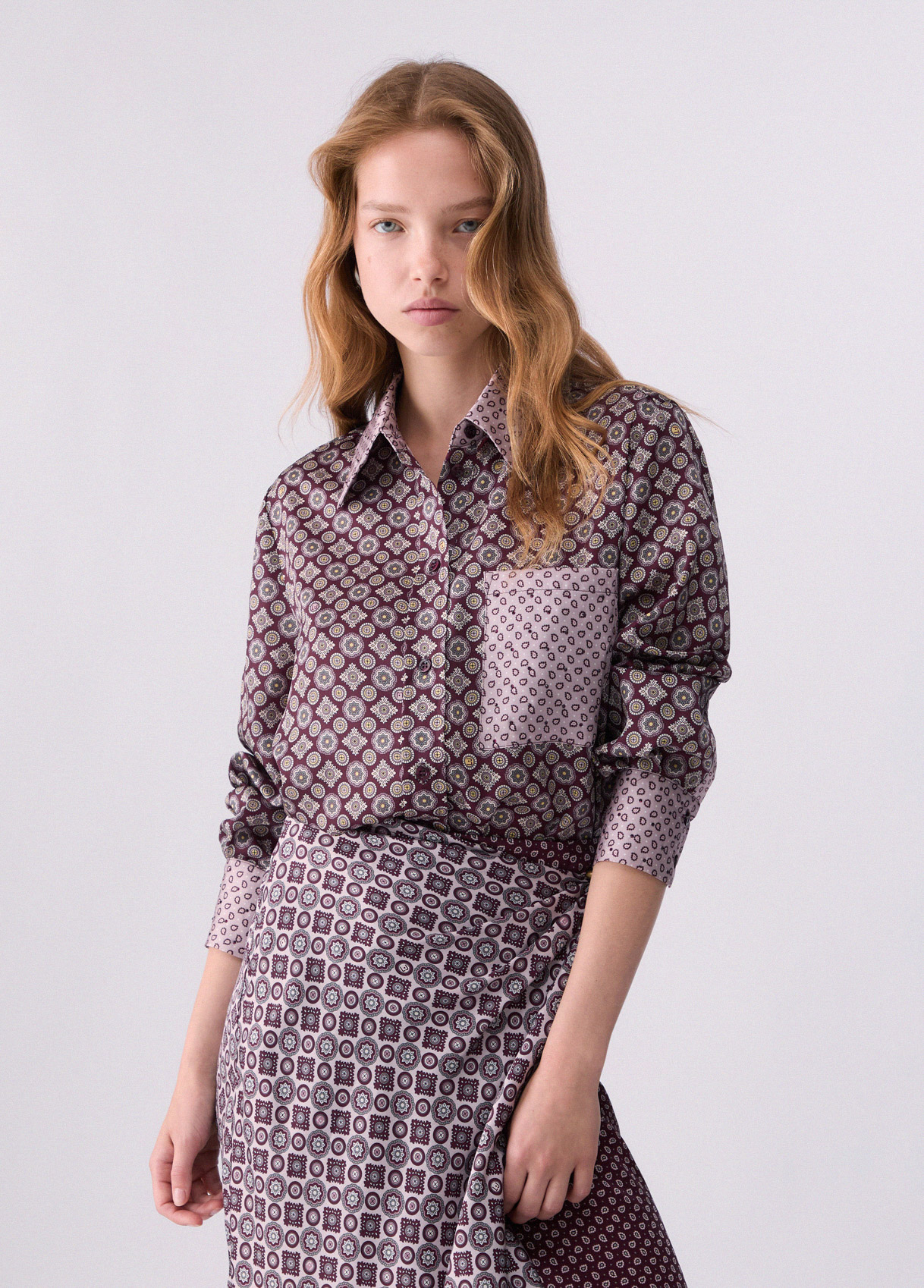 Liu Jo Printed Twill Shirt