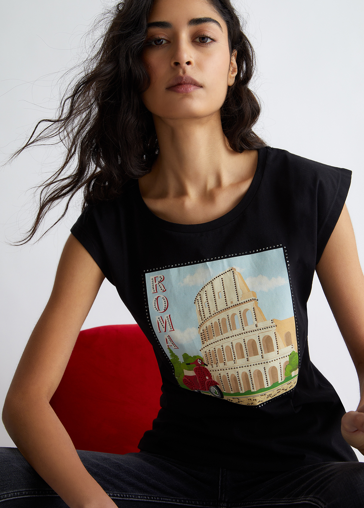 Liujo T-shirt Écoconçu Roma City