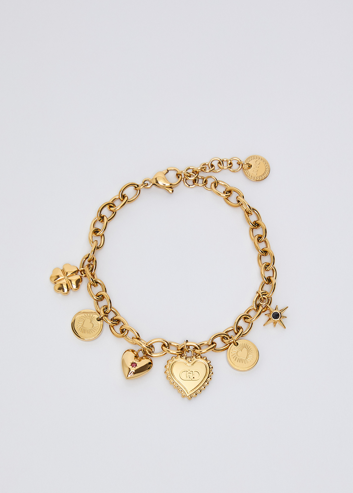 Liu Jo Bracelet Avec Charms Symboliques Liu Jo Bracelet Avec Charms Symboliques