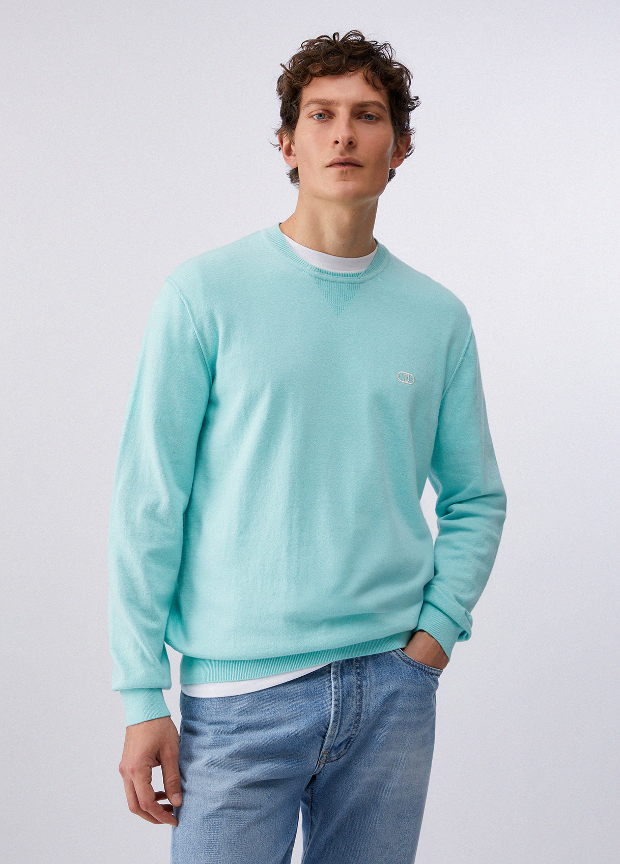 Liu Jo Cotton And Cashmere Sweater