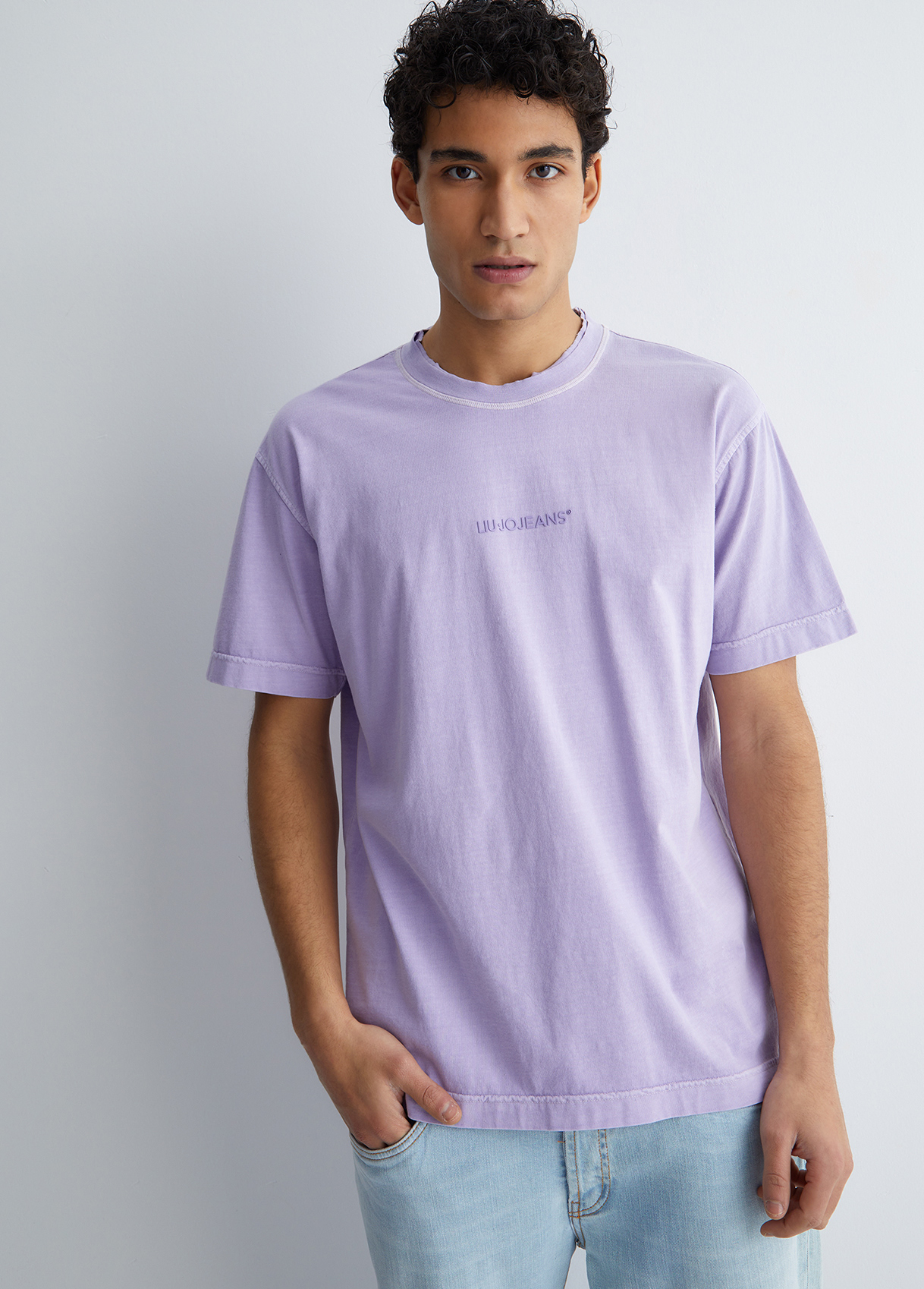 Liujo T-shirt Pour Homme Avec Logo