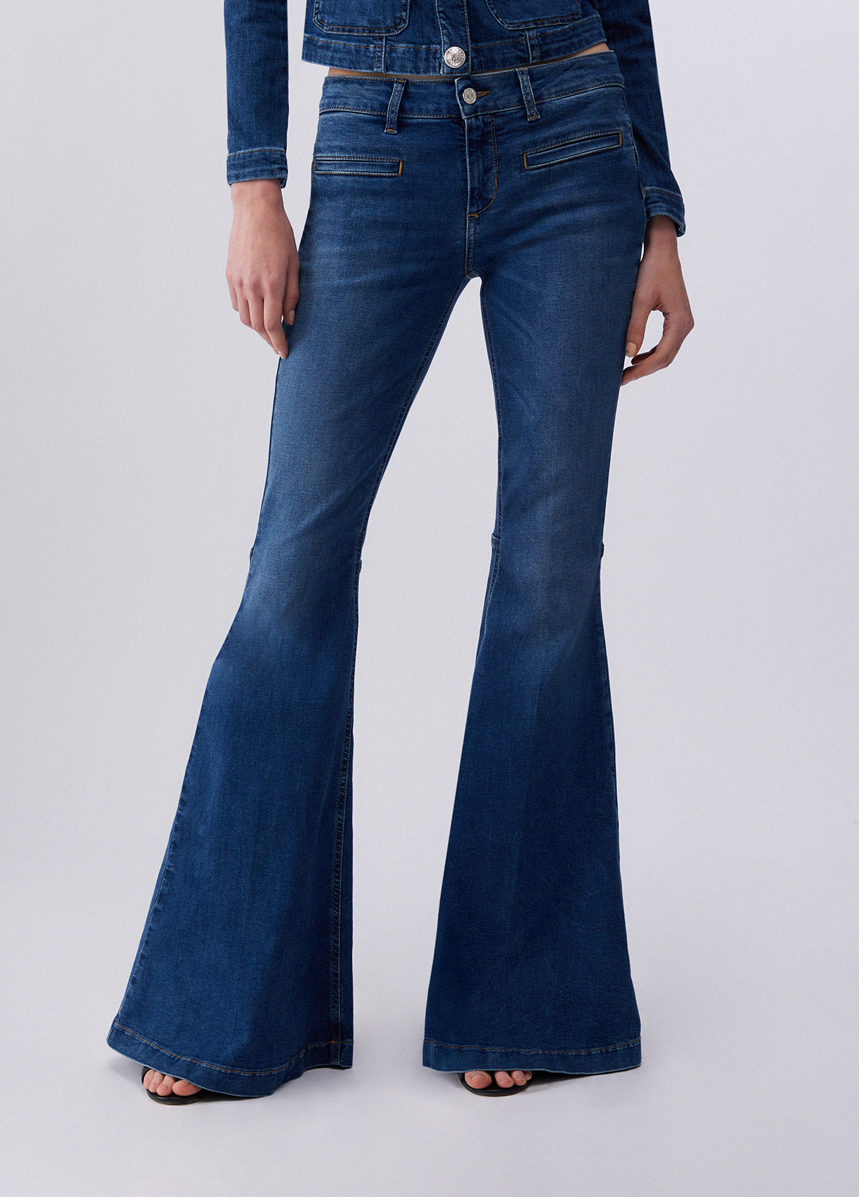 Liu Jo Low-rise Super-flared Jeans