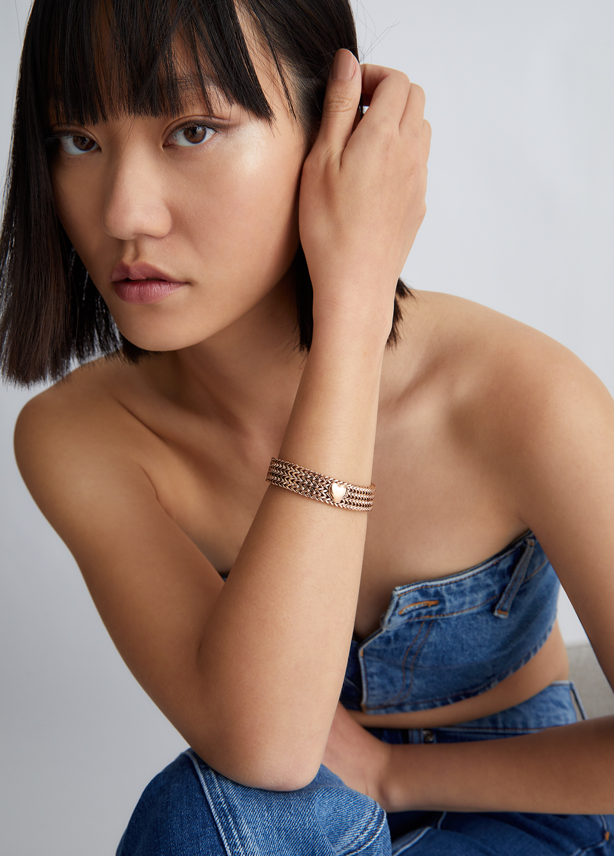 Liujo Bracelet À Maillons En Métal