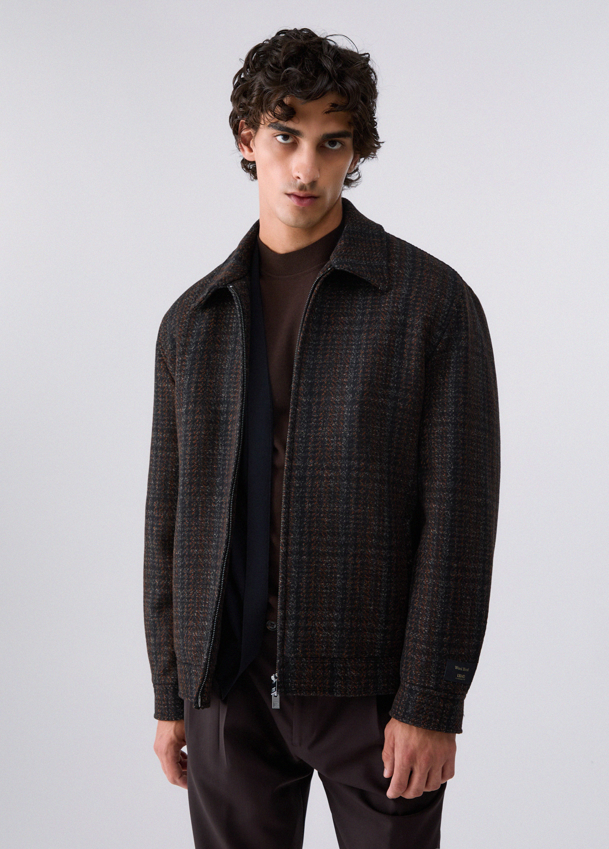 Liu Jo Veste Tartan En Mélange De Laine