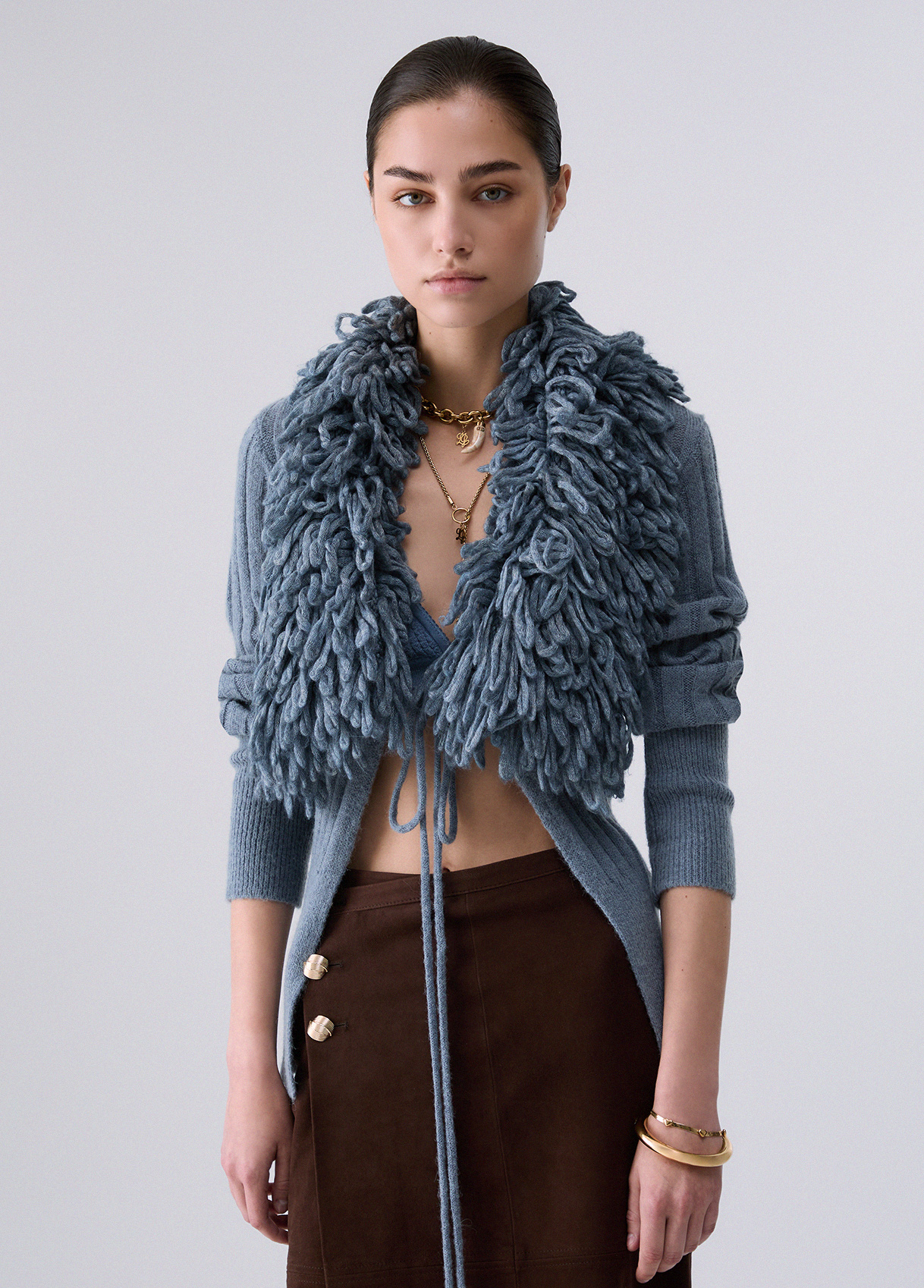 Liu Jo Cardigan En Laine Et Alpaga