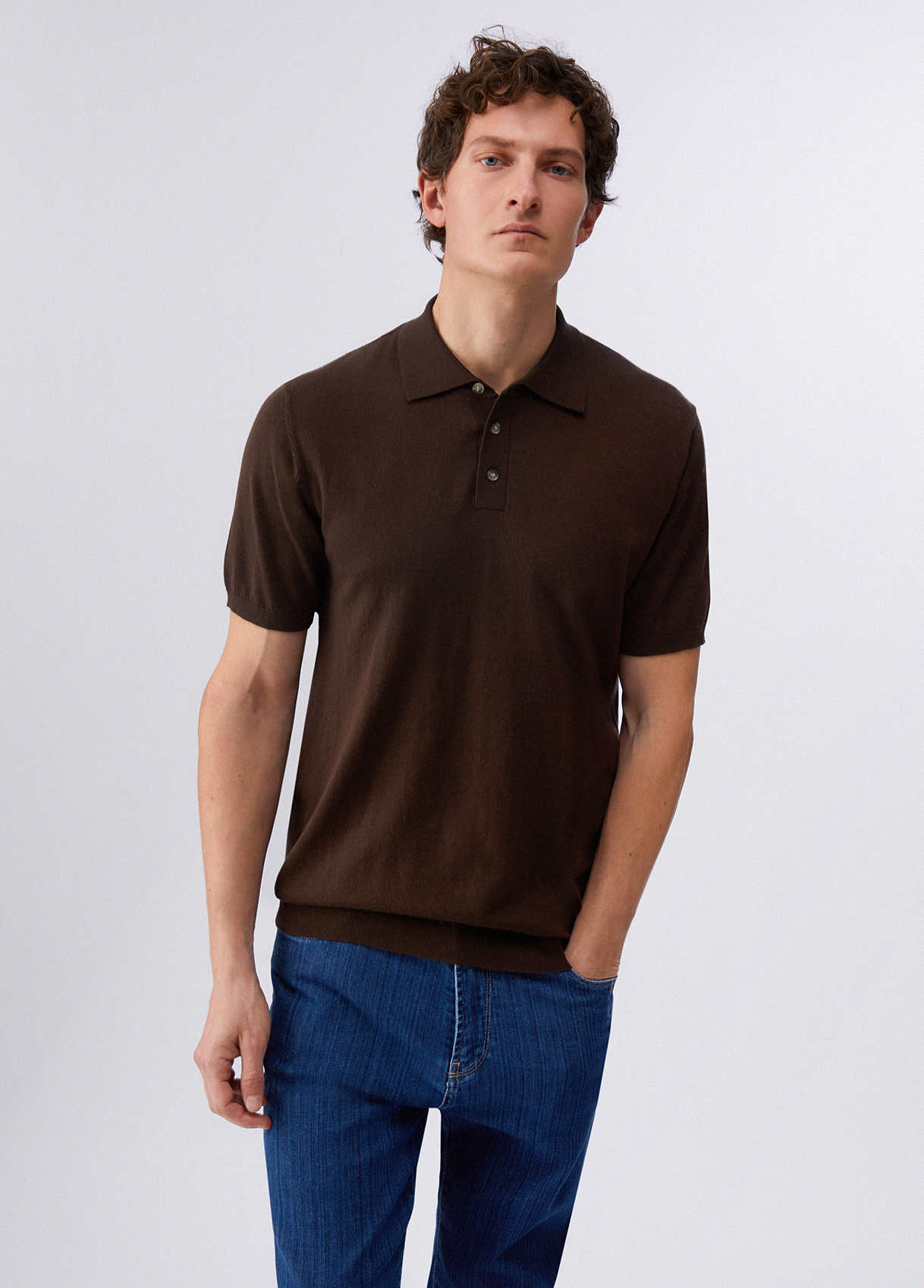 Liu Jo Silk-blend Knit Polo-shirt