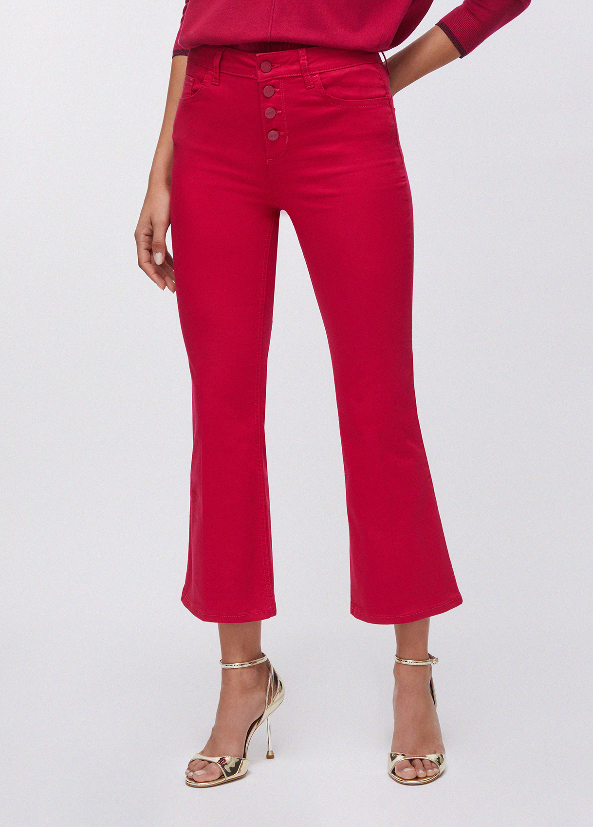 Liu Jo High-rise Cropped Trousers